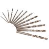 13Pcs Twist Drill Bits Heat Resistant Cobalt HSS Straight Shank 1.5mm?6.5mm with Storage Box