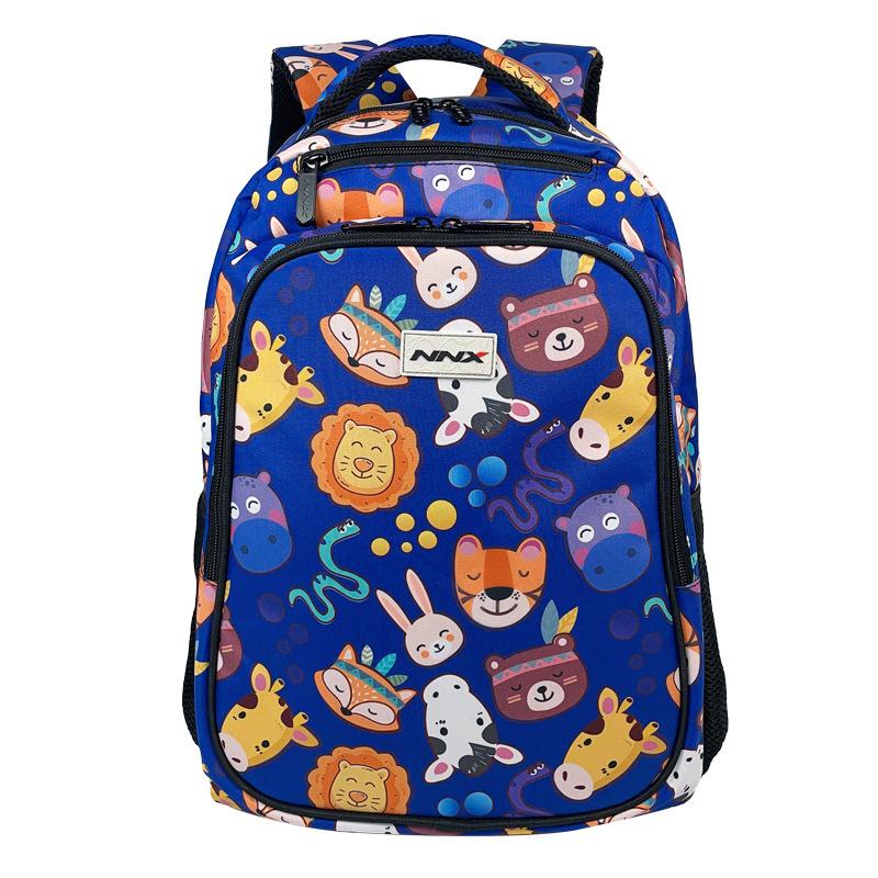 Grundschulranzen mit Cartoon-Druck und Rückenschutz