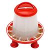 Neu 1,5 kg Huhn Ente Feeder Eimer Mit Bein Geflügel Lebensmittel Brunnen Huhn Küken Henne Deckel Griff Fütterung