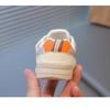 Baby toddler shoes cartoon leather surface baby girl indoor shoes non-slip soft sole baby boy running shoes