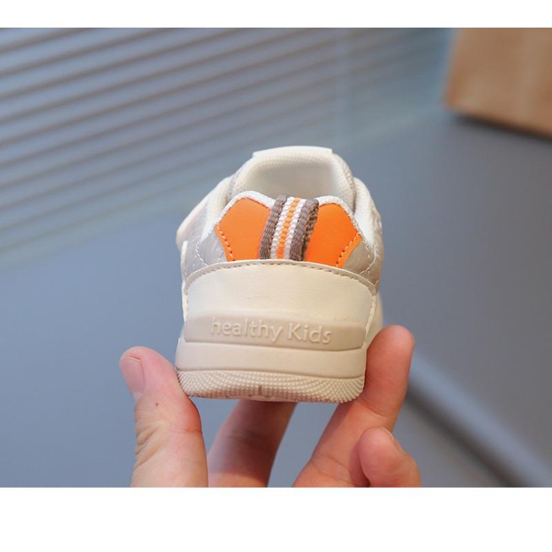 Baby toddler shoes cartoon leather surface baby girl indoor shoes non-slip soft sole baby boy running shoes