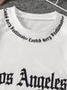 Jungen Street Style LOS ANGELES Buchstabendruck Modisches Alltags-Freizeitkleidung Weiches und Bequemes Kurzarm-T-Shirt Frühjahrs-/Sommerkollektion