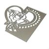 85AD Giorno di San Valentino Cuore Fiori Fustelle in Metallo Stencil Fai da Te Scrapbooking Album Cartoncino Modello Stampo Artigianato per Goffratura