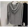 Women S Solid Color Hooded Long Sleeve Loose Fit Autumn Basic Top