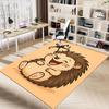 1PC Hedgehog Cartoon Anti-slip carpet, suitable for Office, bedroomand playrooms. It can also be used as a sofa footrest cover-W50