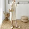 Autumn and Winter New Turtleneck Medium and Long with Coat Knitted Dress Fashion and Thin Temperament Women's Sweater Long Dress