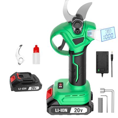 20V Brushless Cordless Electric Pruner Scissors Wood Cutting Garden Tool Pruning Shears Secateurs