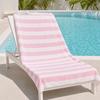 Striped Microfiber Bath Towel, Ultra Absorbent Quick Dry Towel, Lightweight Plush Towel for Beach Pool Travel And Daily Use