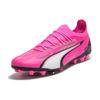 New PUMA Ultra Ultimate Mg Football Shoes 'Pink White' 107749-01