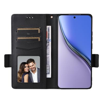 For Realme P3 Ultra 5G Case with Wrist Strap Litchi Texture PU Leather Wallet Phone Cover