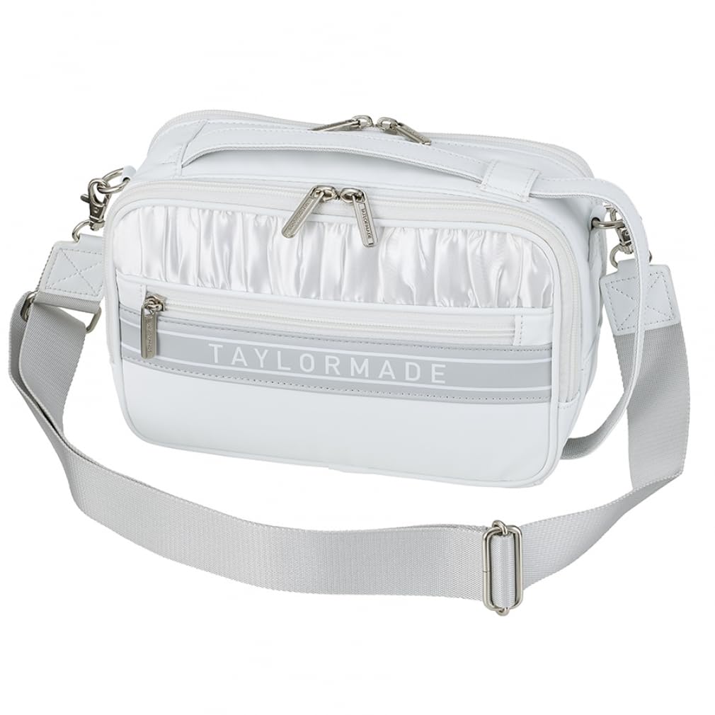 TaylorMade Wilshire Shoulder Pouch, White, Women's, Spring/Summer 2025