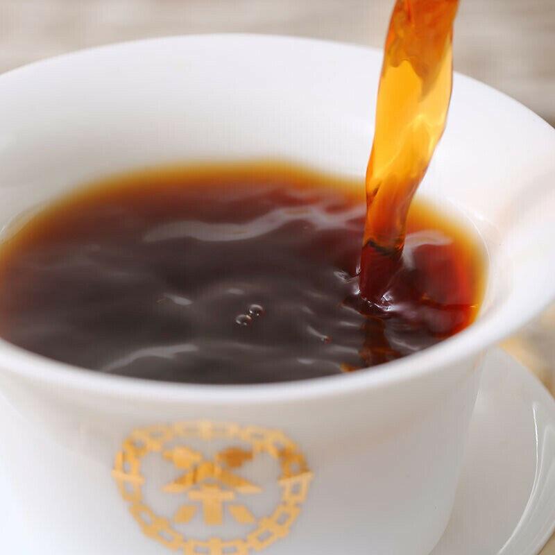 8218 Wuzhou LiuPao Tee Jiao Cang LiuBao Schwarzer dunkler Tee Korb Hei Cha 500g/1,1lb