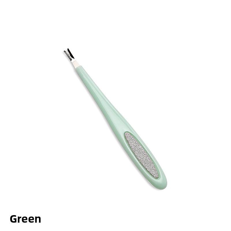 Nail Art Dead Skin Remover U-shaped trimming push fork exfoliating hand nail trimming 2-in-1 nail art tool