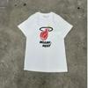 Vintage 80s Miami Heat Logo Graphic T Shirt Size Large Mint Condition