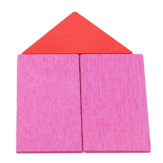 Holz Bunt Rund Geometrisch Chips Mathe Lehrmittel Pädagogisch Kinder Spielzeug