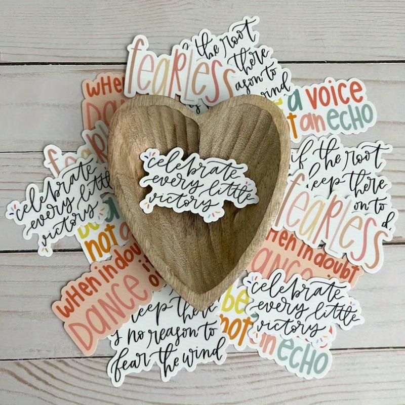 Sticker Quotes Celebrate Every Little Victory Sticker Durable for Laptop, Car, Luggage& More - Perfect for Teens, Adults, Creative Decor & Gifting