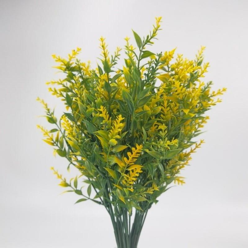 Flori Artificiale Plastic Lavandă Plantă Falsă Nuntă Casa Grădină Decorare Buchet Mireasă Fotografie