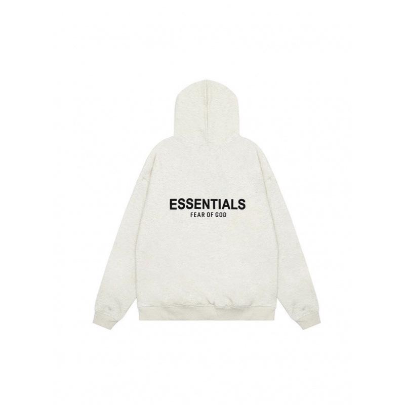 2025 Celosilikonová mikina s kapucí a černým flockováním - FOG Double Line ESSENTIALS Trendy značka.