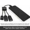 4 Port Micro Usb 2.0 Hub 4-In-1 Otg Hub Power Adapter Cable For Android Phone Tablet Pc Multiport Adapter