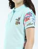 MONTE CARLO Girls Printed Polo Neck Half Sleeve T-Shirt