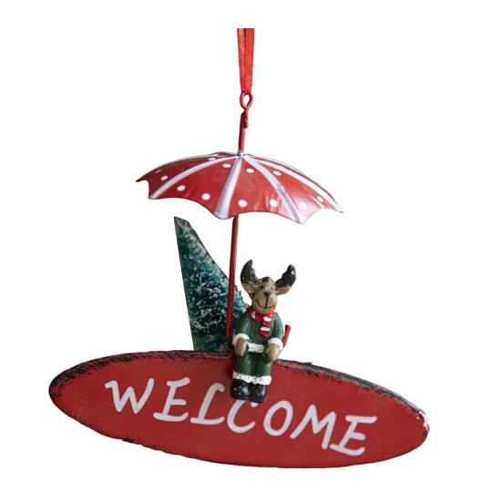 Závěsná ozdoba na vánoční stromek se šňůrkou, snadná instalace, ručně malovaná figurka, sváteční ozdoba sněhulák Santa Claus