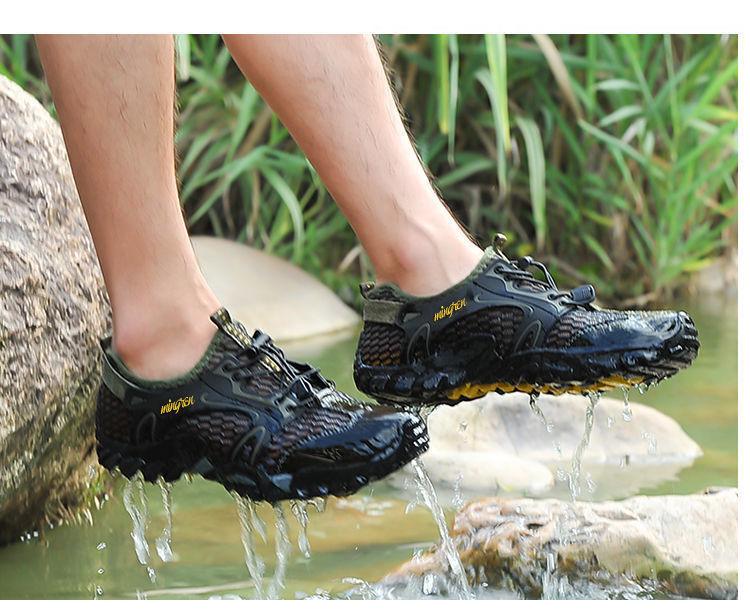 Men's Summer Mesh Breathable Hiking and Outdoor Sports Shoes