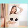 Soft Plush Skull And Crossbones Halloween Throw Pillow For Festive Home Decoration