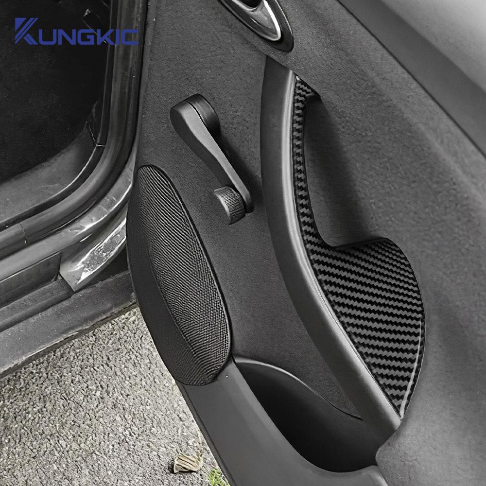 For Seat Altea 2004-2011 2012 2013 2014 2015 2016 Real Soft Carbon Fiber Sticker LHD RHD Car Window Lift Panel Interior Trim