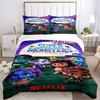 Custom Name Super Monsters Bedding 3 Piece Set HD Print Duvet Cover Pillowcases for Teens Adult Bedroom Decoration Christmas Gift