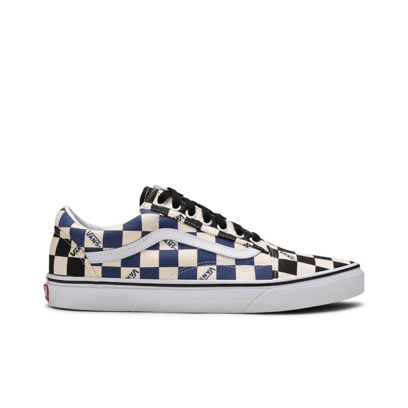 Vans Old Skool 'Big Check Black Navy' VN0A4U3BWRT Men's Shoes
