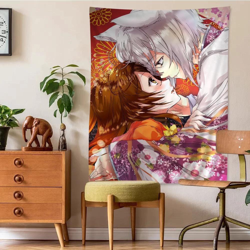 Anime Kamisama Kiss Hanging Bohemian Tapestry Indian Buddha Wall Decoration Witchcraft Bohemian Hippie Cheap Hippie Wall Hanging