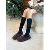 Year round head flat-soled Birkenstocks shoes woolen plush warm cotton shoes lazy thick-soled fluffy shoes