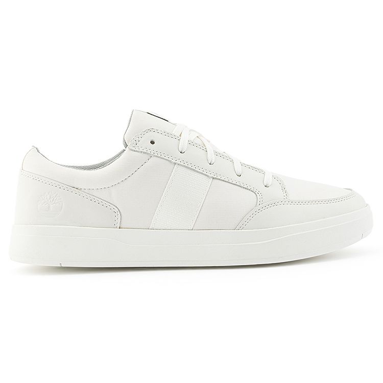 Timberland Men's Davis Square Oxford Sneaker White A5Z99W