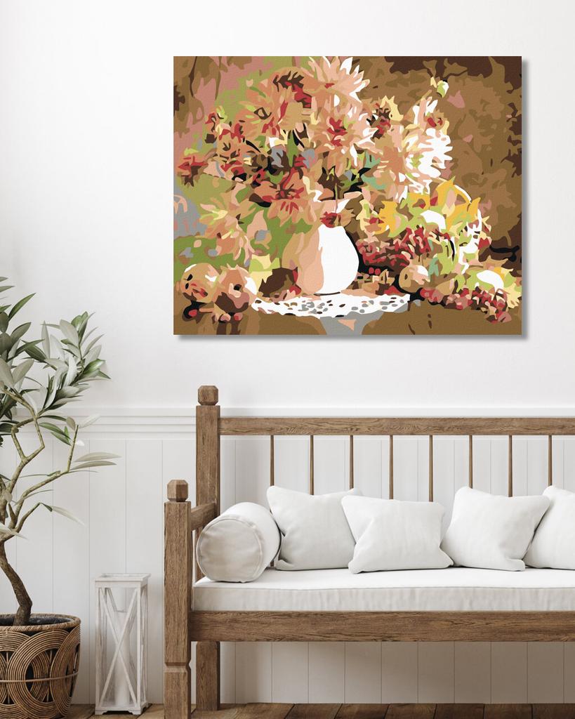 Buy Zuty Paint by Numbers LAVISH BOUQUET IN A WHITE VASE, 40x50 cm