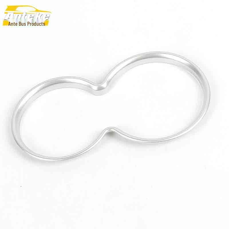 Koleos Electroplated Carbon Fiber Cup Holder Gear Shift Decor Stickers