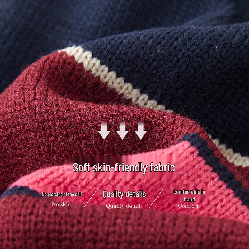 Demana Women's Striped V-Neck Knit Top