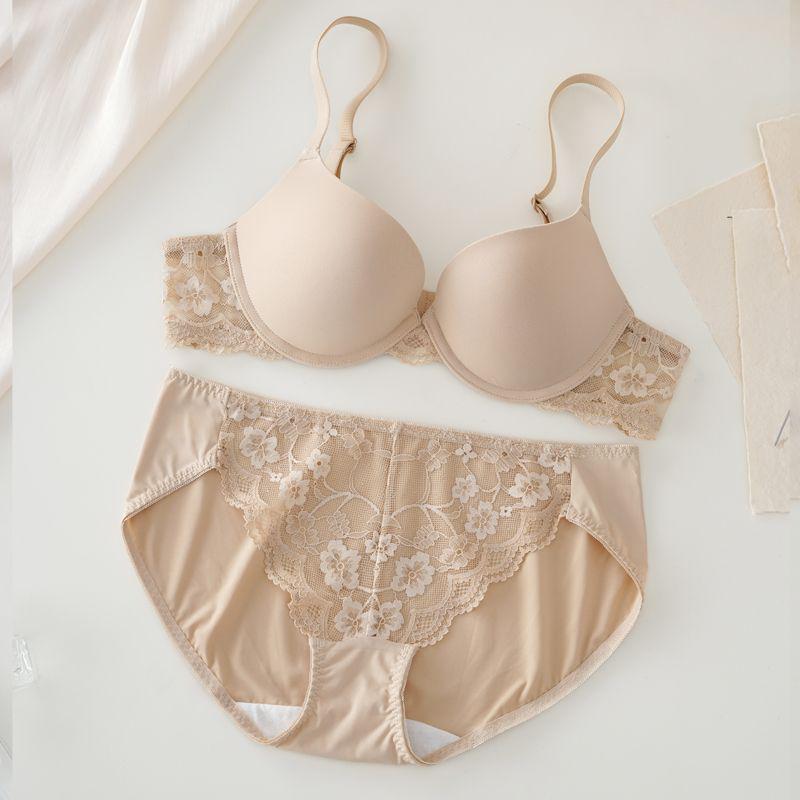 Nahtloser Spitzen-Push-Up-Bügel-BH für kleine Oberweiten