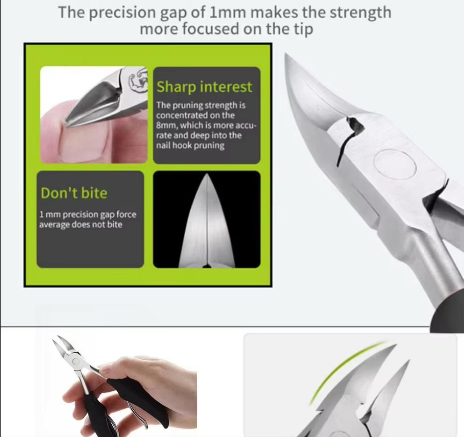 Nail Clippers Ingrown Toenail Podiatry Correction Nippers Cuticle Cutters Cut Paronychia Pedicure Manicure Hand Foot Care Tool