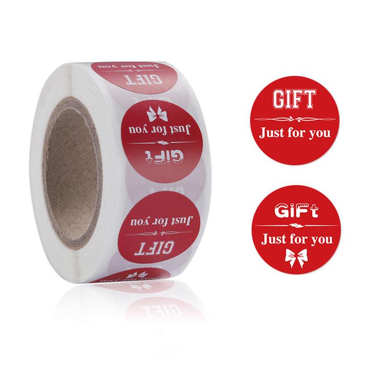 

Cross-Border Gift Sealing Stickers - Decorative Adhesive Labels 2.5 CM/1 inch
