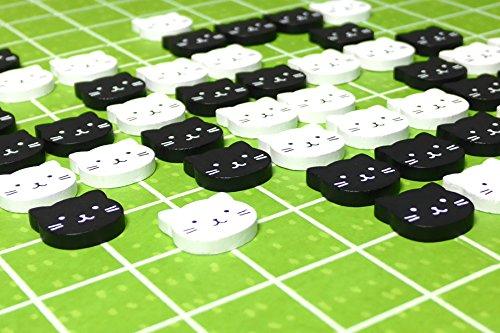 Nyanko Narabe (Gomoku) Educational Toy for 2 Players, Ages 6 and Up