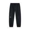 Basketball Series Sports Minimalist Solid Color Drawstring Cuffed Casual Pants Men Bottoms Black AKQV001-1