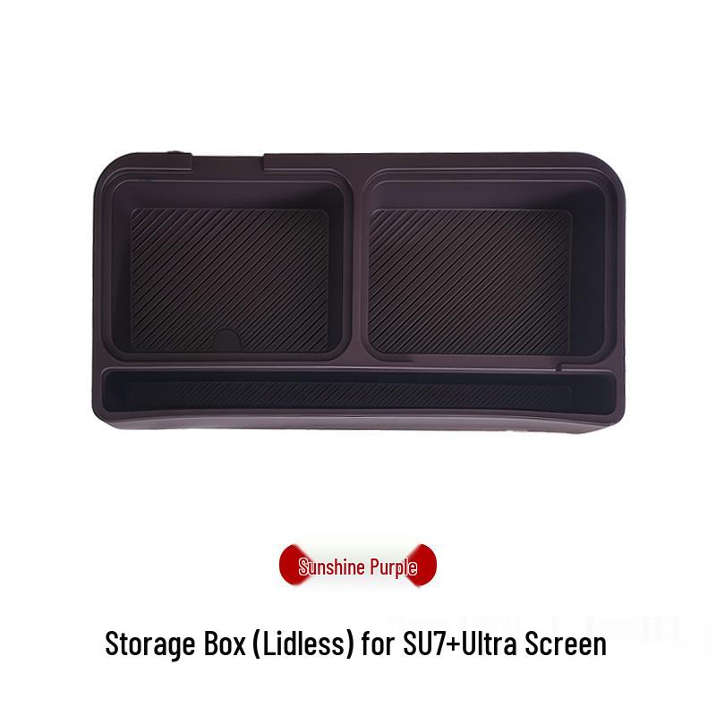 Universal Car Organizer: Screen Holder, Tissue Box, and Storage Tray for Xiaomi YU7