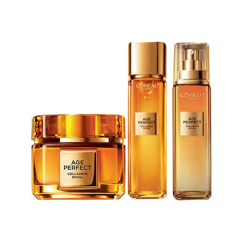 Loreal Paris Can Nectar Collagen Emulsion Xiaomi Jar Essence Water Skin Care Set - Essence Water 130ml Cream Moisturizing Version 60ml Lotion 110ml