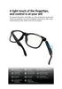 F60 Smart Bluetooth Glasses: AI Translation & Anti-Blue Light, Supports 100+ Languages