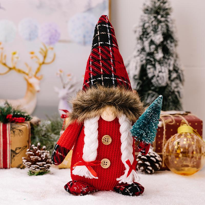 

Christmas Red Festive Gnome Doll Figure Perfect For Creating A Magical Holiday Atmosphere Rudolph Women Plush