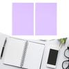 20Pcs Sheet Protector Paper Binding Cover Matte   30 Holes PP Plastic for Presentation