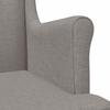 Armchair Taupe Fabric