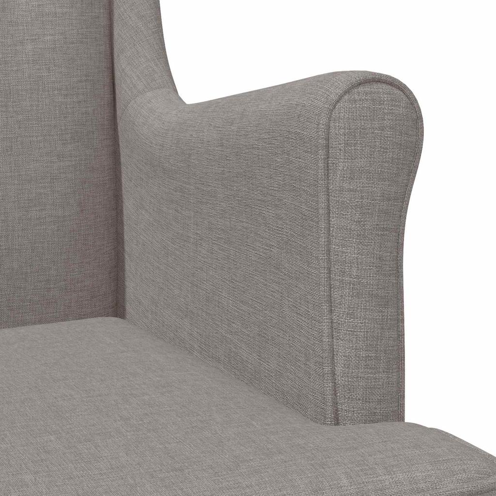 Armchair Taupe Fabric