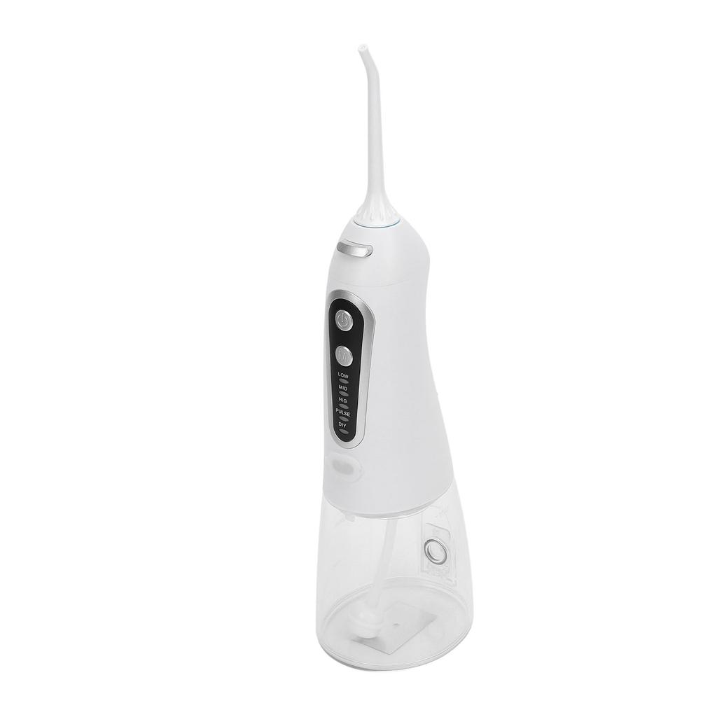 Cordless Water Irrigator 300 ML 110psi 5 Mode IPX8 Water Proof Oral Irrigator with 5 Replacement Nozzles