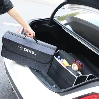 Car Trunk Organizer Bag Folding Tidying Box Storage Bins For Astra Grandland Corsa Mokka Frontera Insignia Zafira Vivaro